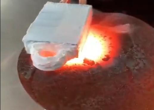 手持式高频91视频下载链接加热机 工件表面淬火退火测试